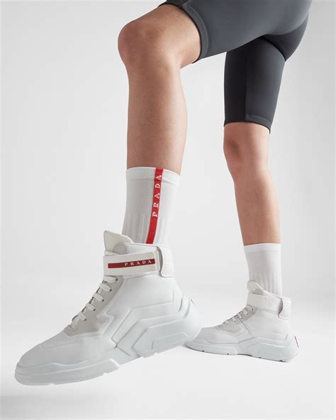 prada nylon socks|prada sock sneakers women's.